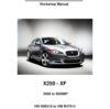 Jaguar X250 XF-2008-2009 Vin R00019 to Vin R47514 Workshop manual