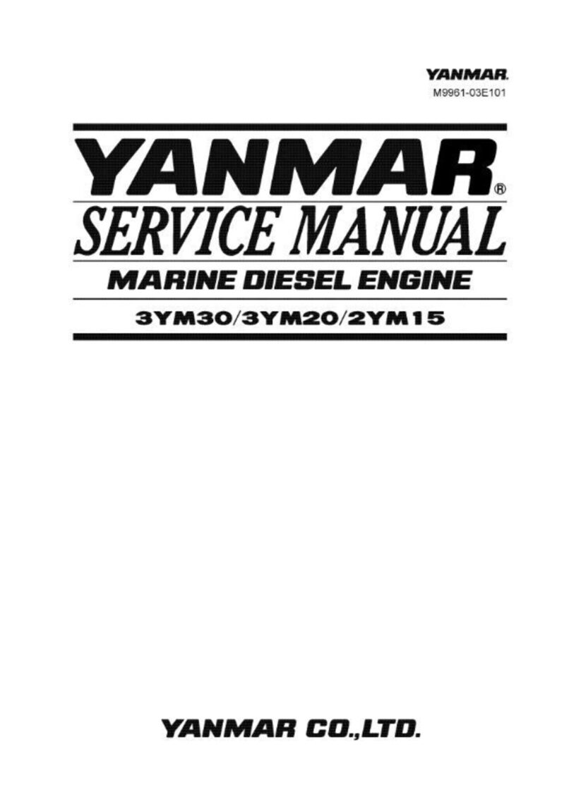 Yanmar Marine Diesel Engine 3YM30 3YM20 2YM15 Workshop manual