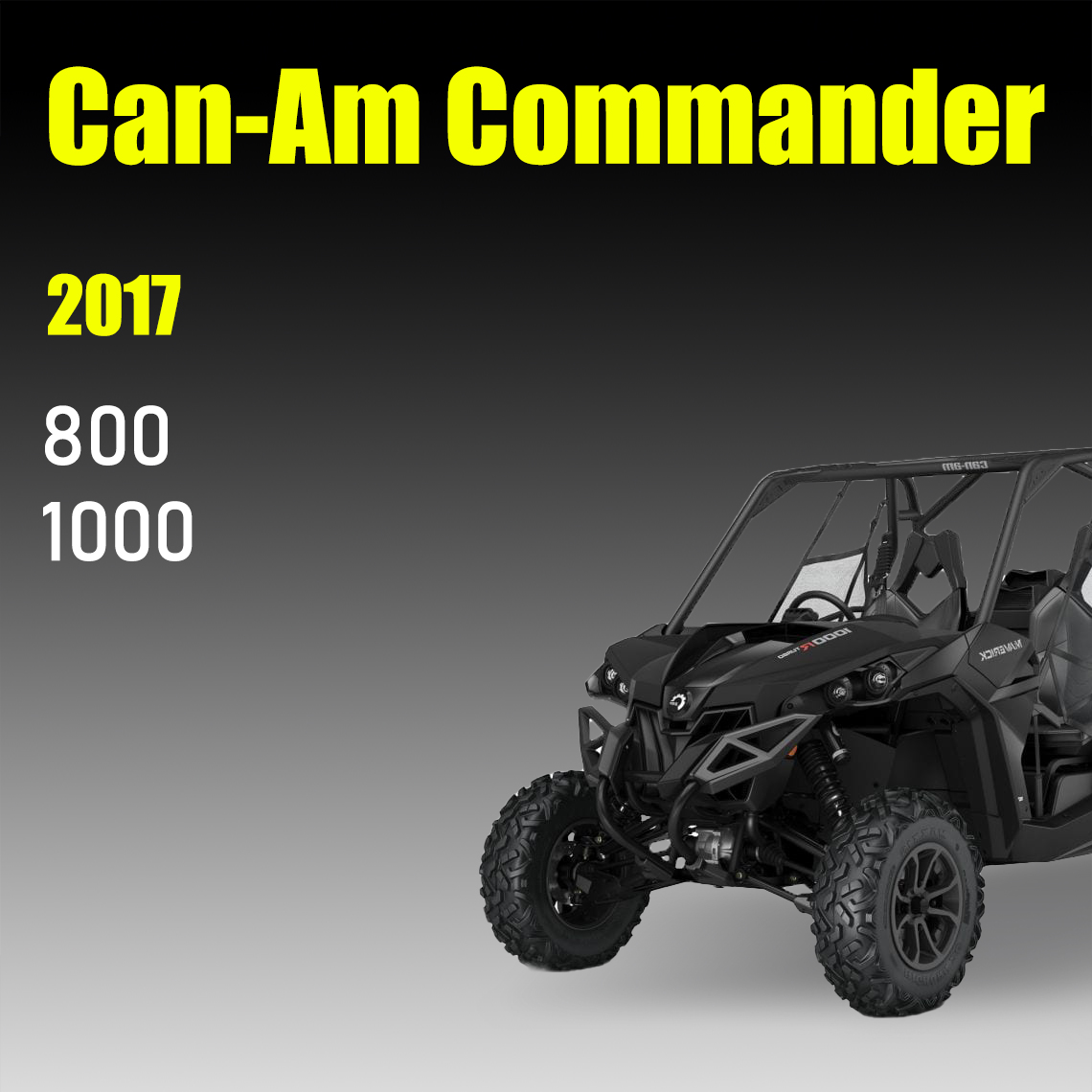 Can-Am Commander 800 1000 Service manual 2017