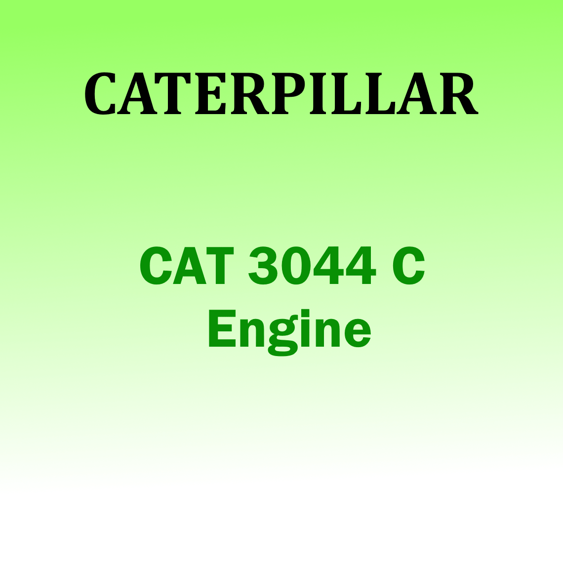 Caterpillar CAT 3044C Engine Machine Repair manual