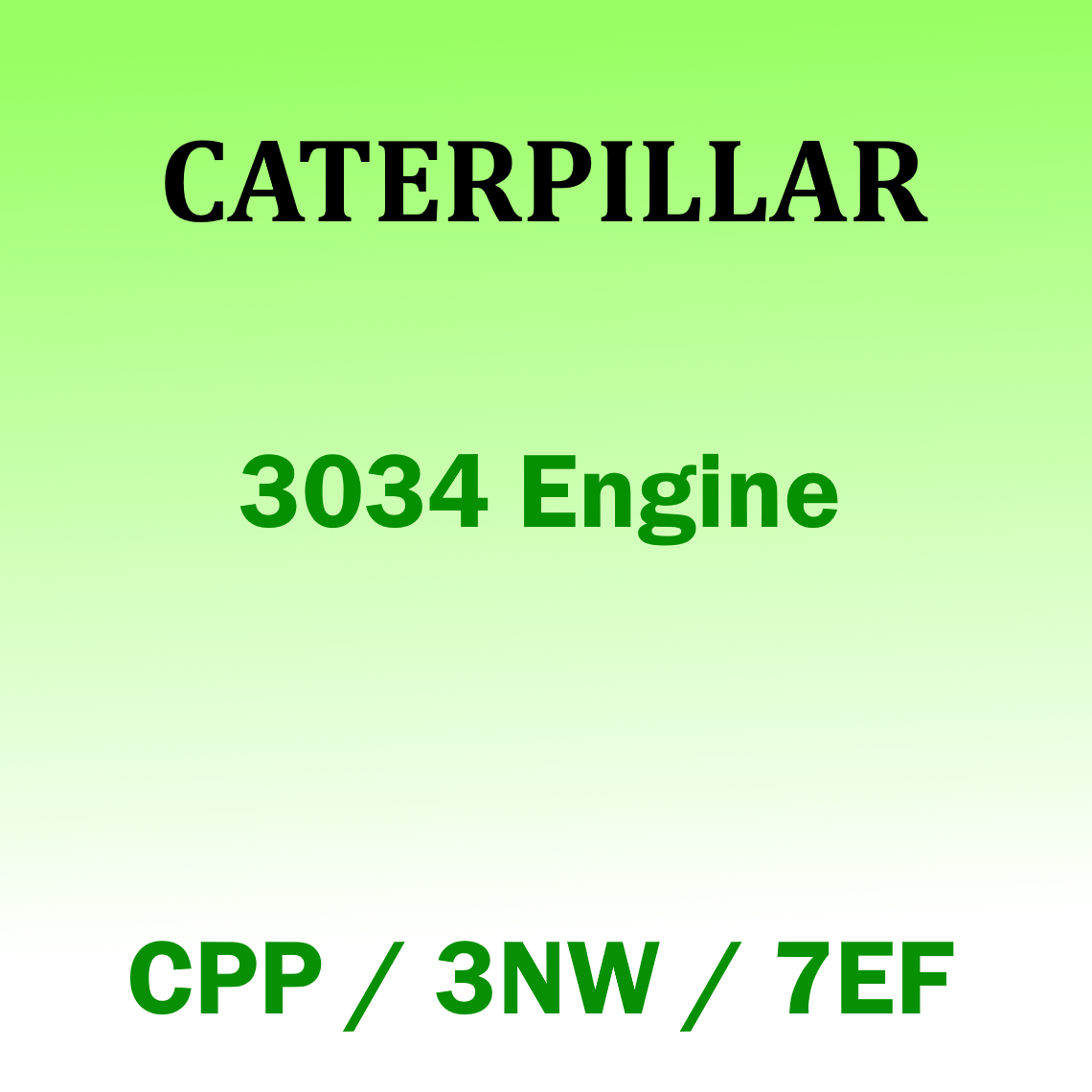 Caterpillar 3034 Industrial Engine Workshop service manual