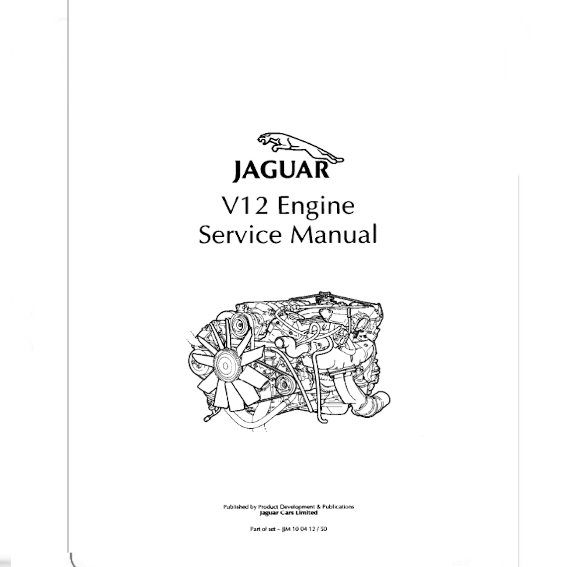 Jaguar V12 Engine Service manual 1995