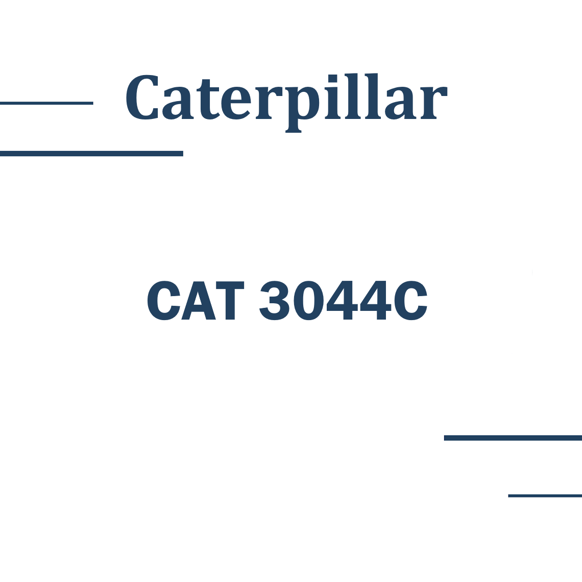 Caterpillar CAT 3044C Engine Machine Workshop manual