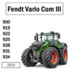 Fendt Vario Com III 900 919 922 925 928 931 934 Workshop manual 2010