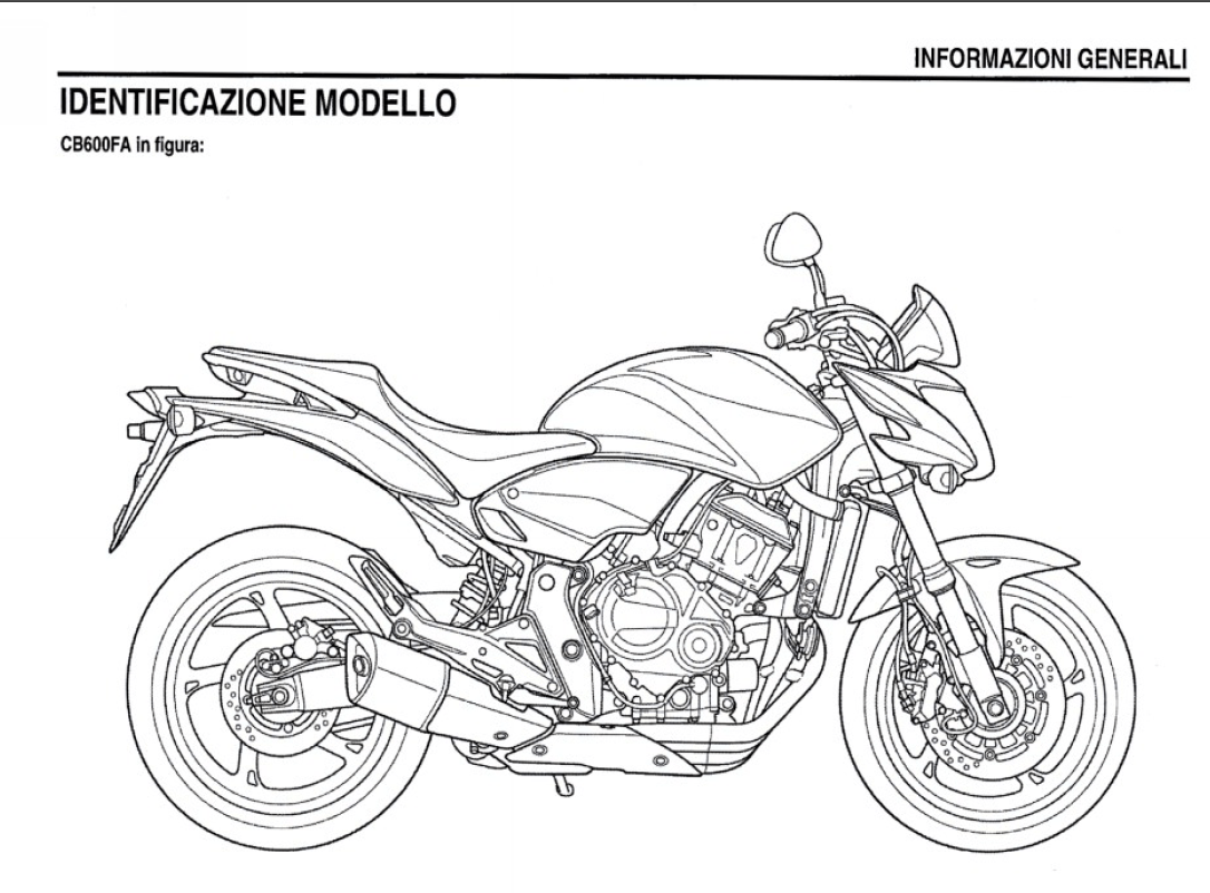 Honda CB600F CB600FA Manuale Officina Riparazione