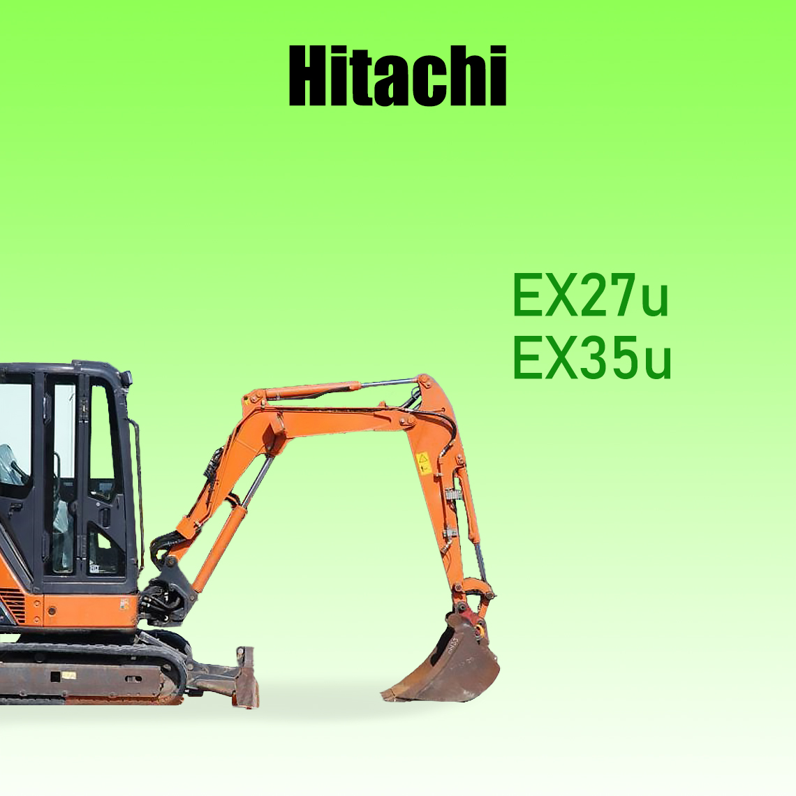 Excavator Hitachi EX27u, EX35u (North America) Service Manual