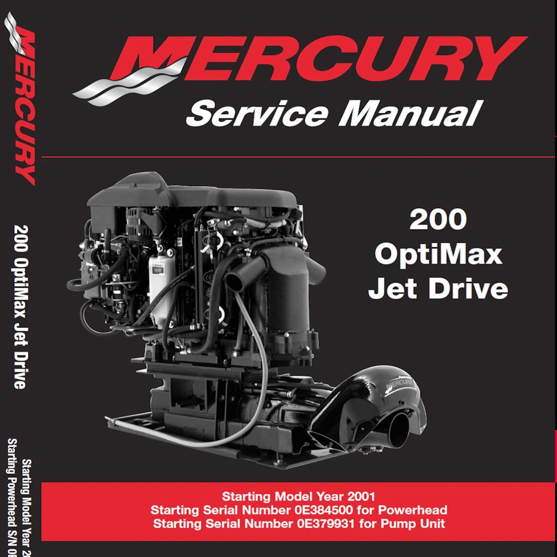 Mercury Jet Drive 200 HP Optimax V-6 Two Stroke DI Workshop manual