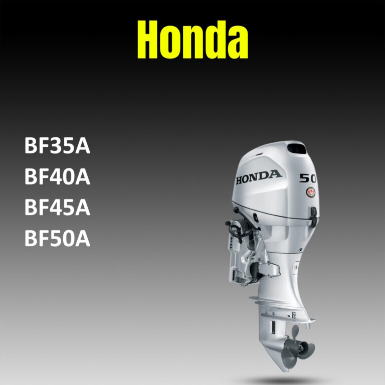 Honda BF35A BF40A BF45A BF50A 3-Cylinder Service Manual