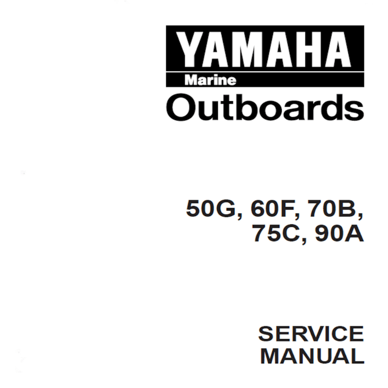 Yamaha 50G 60F 70B 75C 90A Service Manual