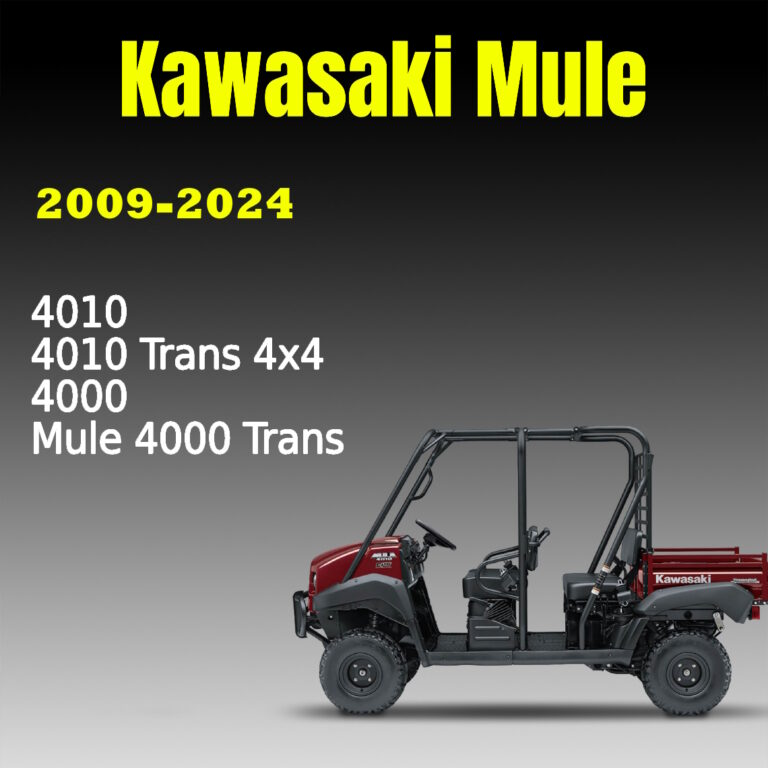 Kawasaki Mule 4000 4010 Service manual 2009-2024