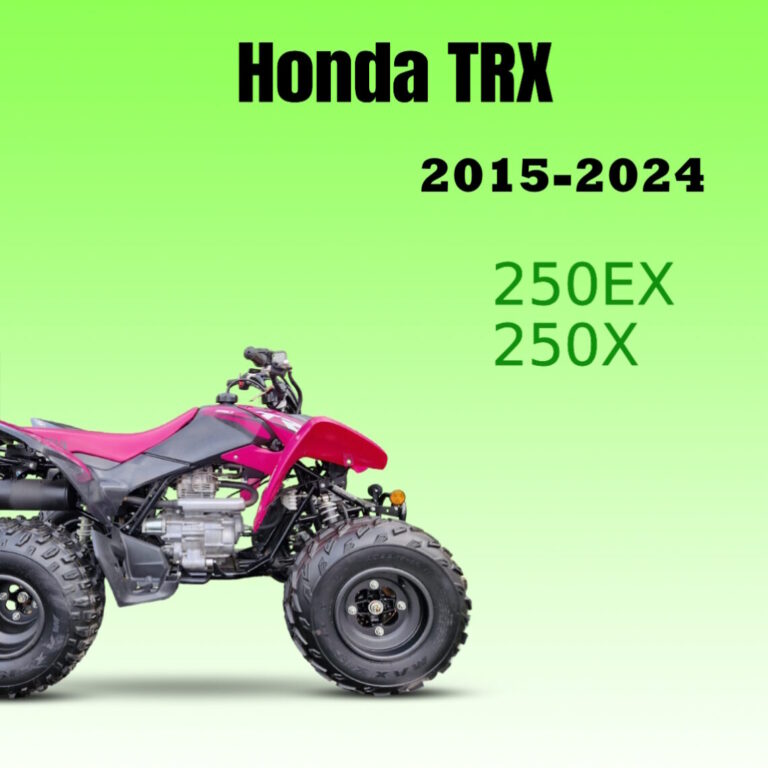 Honda TRX 250EX TRX 250X Service manual 2015-2024