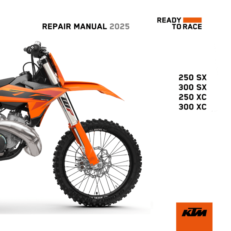 KTM 250-300 SX XC Service manual 2025