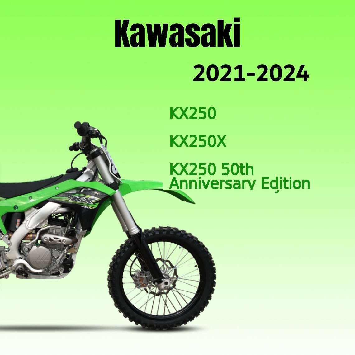 2021-2024 Kawasaki KX250 Service manual